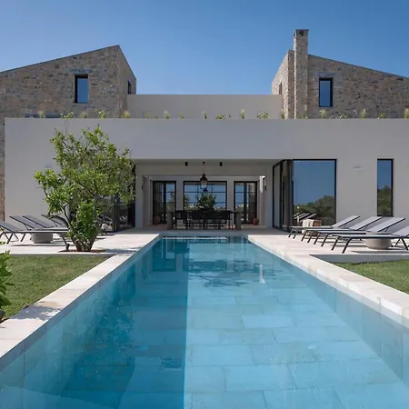 Villa Magical Crete Livani Beautiful Landmark Views Terrace Private Pool 4 Bedrooms Rethymno Prinos (Crete)